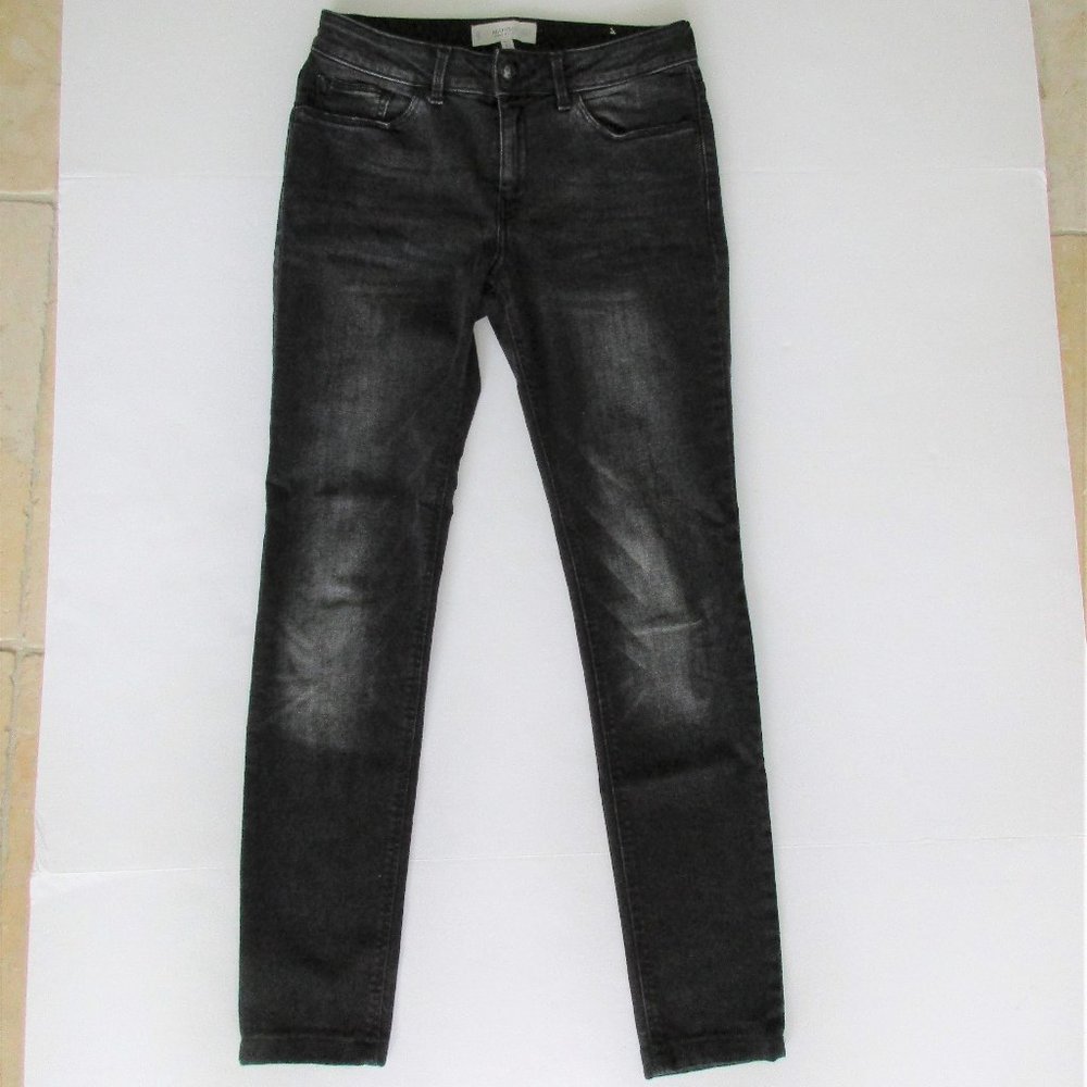 MANGO Skinny Oliva Jeans Women’s Black Denim sz 6 or 27